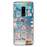 Just A Girl Who Loves Traveling - Personalized Travelling Clear Phone Case