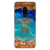 Salty Lil' Beach - Personalized Turtle Phone case