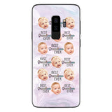 Best Grandma Mom Ever - Gift for grandma, mom, grandma, aunt - Personalized Clear Phone Case