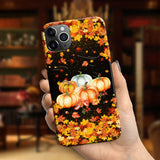 Autumn Cat Personalized Phone Case