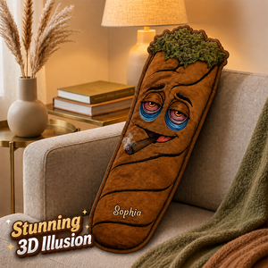 Stoner Gift - Personalized Weed Premium Faux Fur Pillow