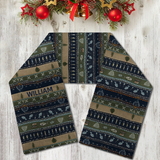 Hooked on Fishing - Personalized Fishing Knitted Scarf