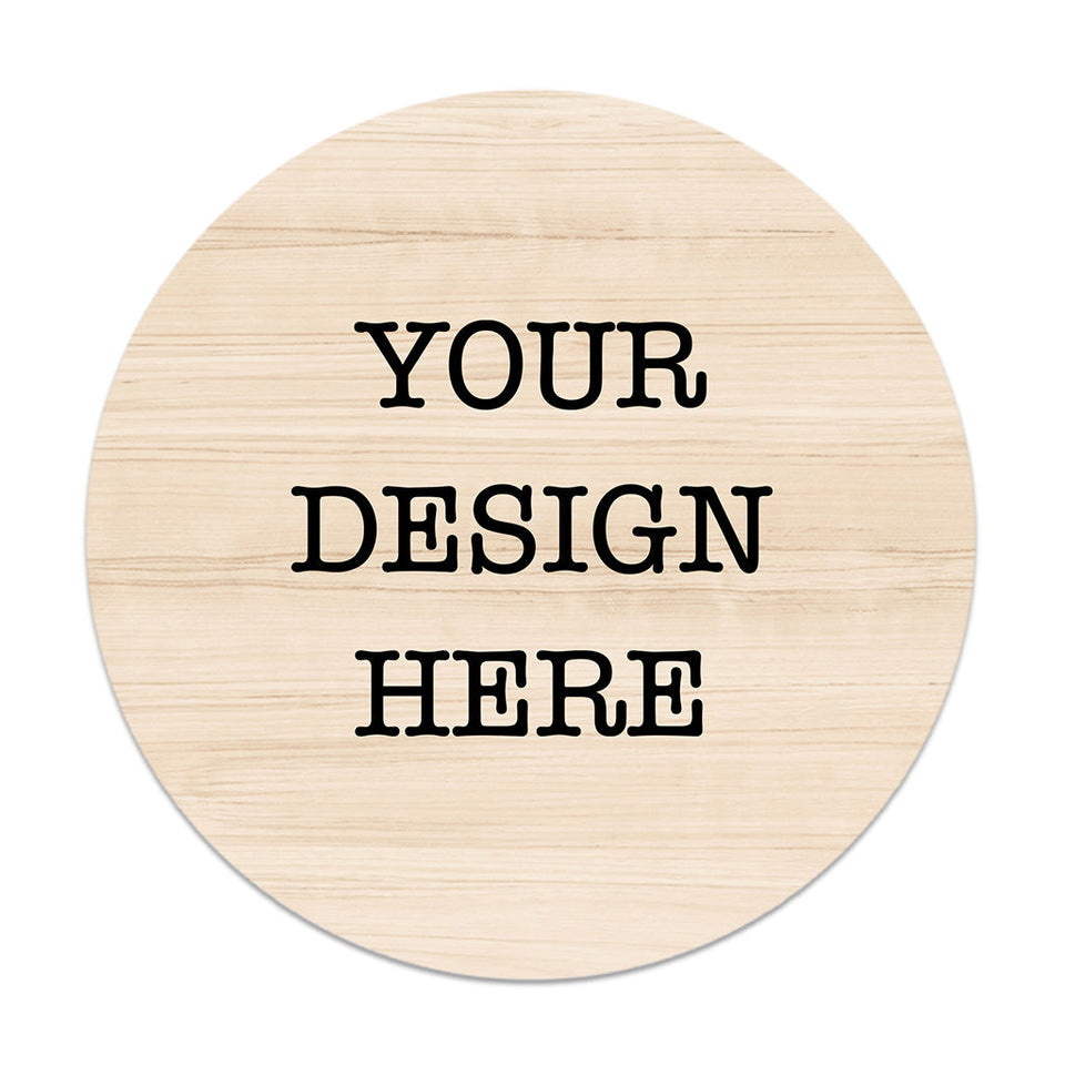 YourDesign Round Wood Sign