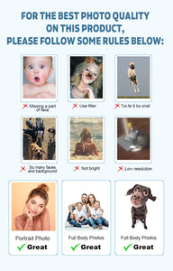 Custom Photo - Personalized Cat Laser Engraving 3D Cuboid Shaped Crystal Lamp