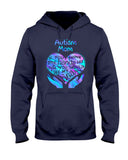 Maman d'enfant autiste, tu devrais voir mon cœur - T-shirt et sweat à capuche de sensibilisation à l'autisme 0520