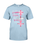 Que votre foi soit plus forte que votre peur - T-shirt et sweat à capuche de sensibilisation au cancer du sein 0822