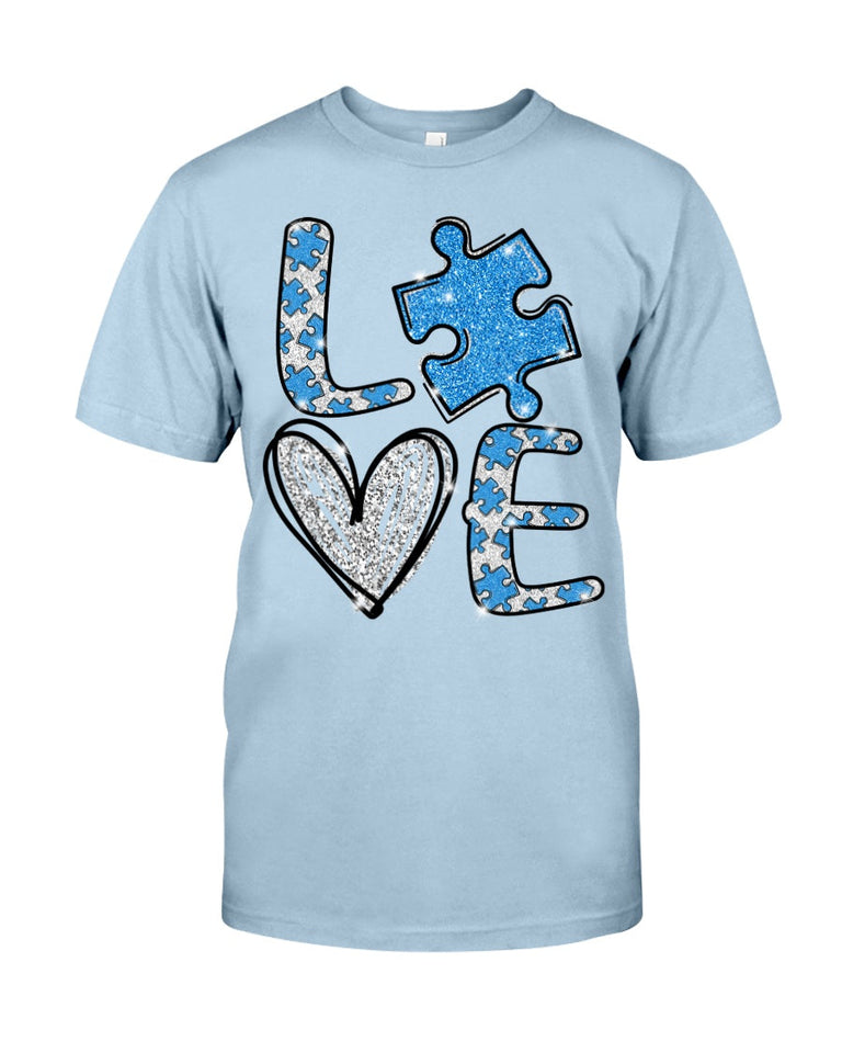 T-shirt et sweat-shirt « Love Autism » (Sensibilisation à l’autisme) - 0520