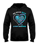 Nous portons du bleu pour la sensibilisation à l'autisme - T-shirt et sweat à capuche 0921