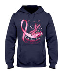 T-shirt et sweat à capuche Libellule Foi Espoir Amour - Sensibilisation au cancer du sein 0822