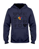 Accept Adapt Advocate - Autism Awareness T-shirt and Hoodie 0520