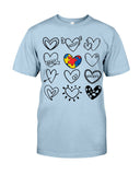 Accept Adapt Advocate - Autism Awareness T-shirt and Hoodie 0520