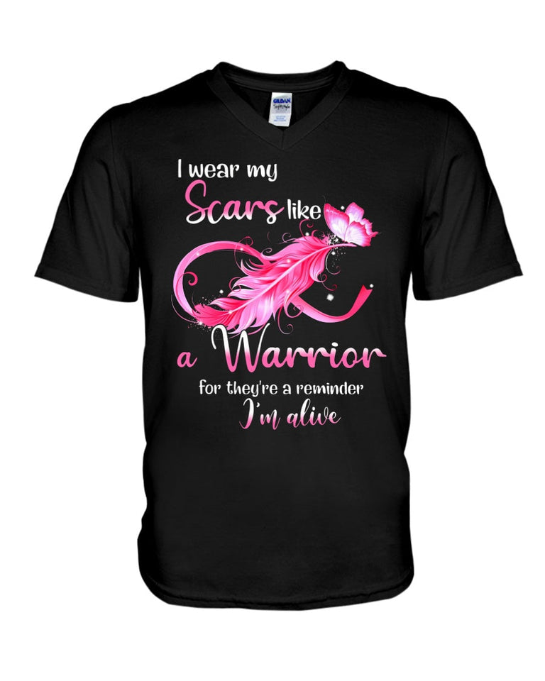 Je porte du rose pour la lutte contre le cancer du sein - T-shirt et sweat à capuche de sensibilisation au cancer du sein 0822