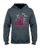 Foi, Espoir, Amour - T-shirt et sweat à capuche de sensibilisation au cancer du sein 0822