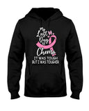 My Last Day Of Chemo It Was Tough But I Was Tougher - Breast Cancer Awareness T-shirt and Hoodie 0822