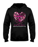 Je peux tout faire grâce au Christ qui me fortifie - T-shirt et sweat-shirt de sensibilisation au cancer du sein 0822