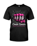 Écrasez le cancer - T-shirt et sweat à capuche de sensibilisation au cancer du sein 0822