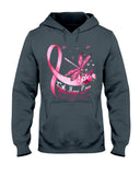 T-shirt et sweat à capuche Libellule Foi Espoir Amour - Sensibilisation au cancer du sein 0822