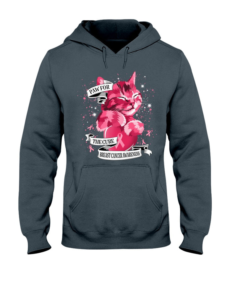 T-shirt et sweat-shirt « Paw For The Cure » ​​– Sensibilisation au cancer du sein 0822