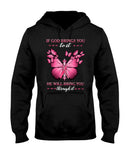 Si Dieu vous y conduit, il vous en sortira. Cancer du sein - T-shirt et sweat-shirt de sensibilisation au cancer du sein 0822