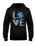 T-shirt et sweat-shirt « Love Autism » (Sensibilisation à l’autisme) - 0520