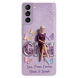Custom Any Photo - Personalized Mother 3D Embossed Leather Phone Case