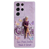 Custom Any Photo - Personalized Mother 3D Embossed Leather Phone Case