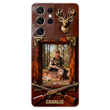 Hunting Achievement - Personalized Hunting Leather Phone Case