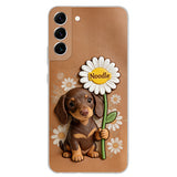 Custom Any Photo - Personalized Dog 3D Embossed Leather Phone Case