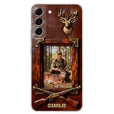 Hunting Achievement - Personalized Hunting Leather Phone Case