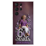 Custom Any Photo Perfect Gift For Mom, Grandma - Personalized Birthday 3D Embossed Leather Phone Case
