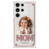 Mother's Day Gift, Custom From Any Photo - Personalized Mother 3D Embossed Leather Phone Case