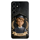 Graduation Gift - Personalized Graduation 3D Embossed Leather Phone Case