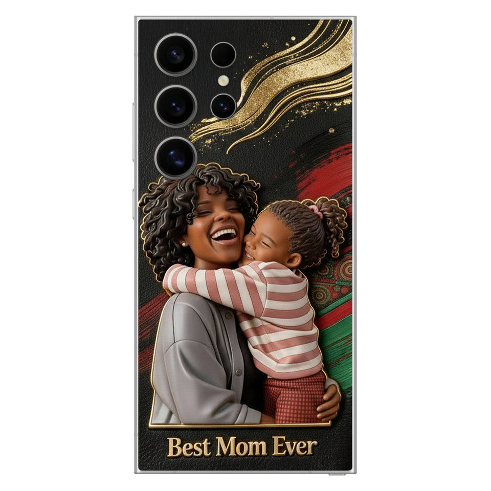 Black Pride, Black History Month - Personalized African American Leather Phone Case