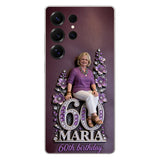 Custom Any Photo Perfect Gift For Mom, Grandma - Personalized Birthday 3D Embossed Leather Phone Case