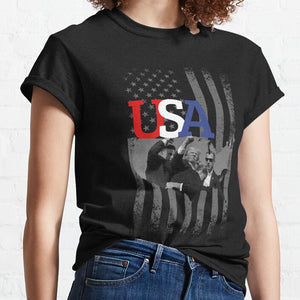 Never Surrender Shirt, Fight For America T-shirt, Retro Rally Shirt T-shirt & Hoodie