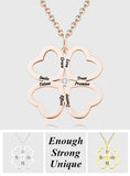 Personalized Four Leaves Clover Charm