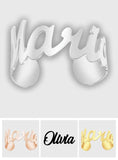 Unique Name - Personalized Name Wide Bracelet
