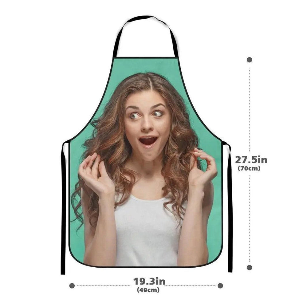 Any Photo - Personalized No Pocket Apron