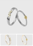 Sunflower Lovers Matching Ringss - Couple Ring