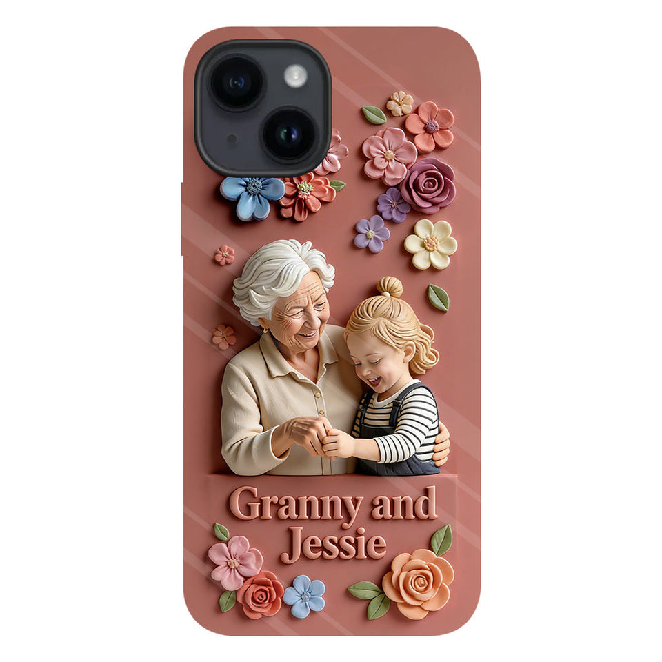 Perfect Gift For Her - Personalized Grandma Full Print Phone Case