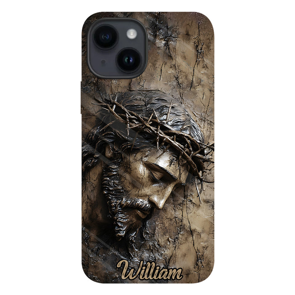 Foi, Espérance, Amour - Coque de téléphone personnalisée avec imprimé chrétien intégral