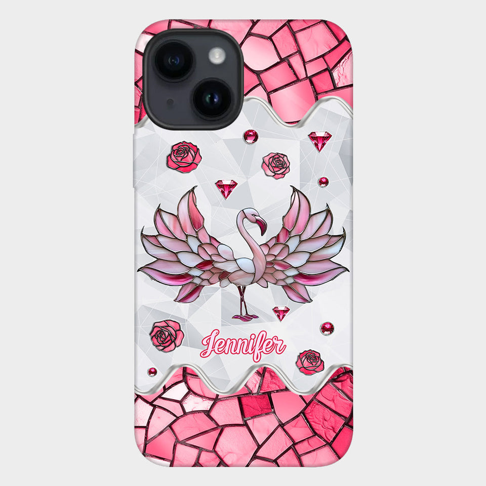 Beautiful Flamingo - Personalized Flamingo Full Print Phone Case