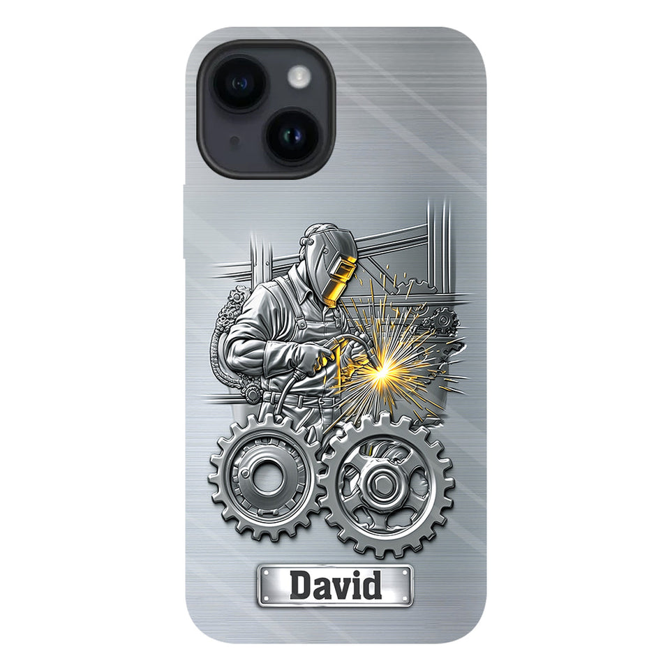 Strong Ones Become Welder - Personalized Welder Full Print Phone Case