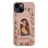 Birth Month Flower (Jan to Dec), Best Gift Idea - Personalized Birth Month Flower Full Print Phone Case