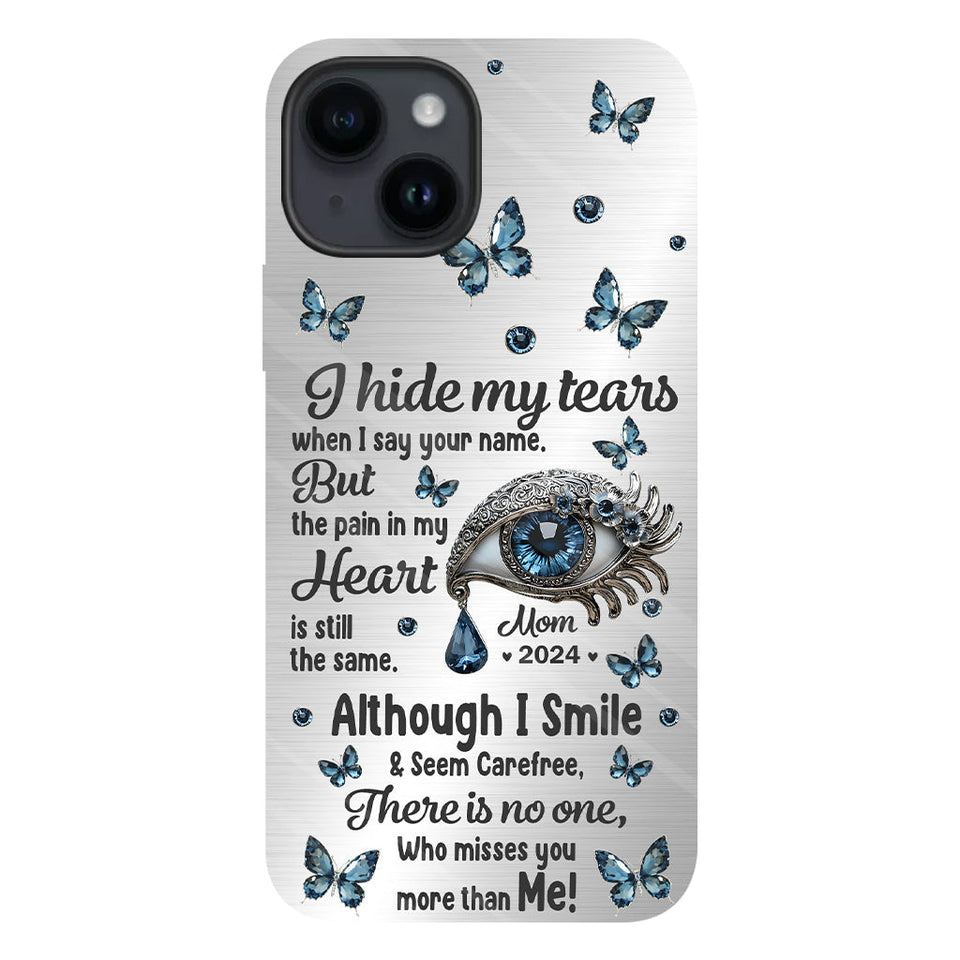 Mes larmes - Coque de téléphone personnalisée en hommage à mes larmes
