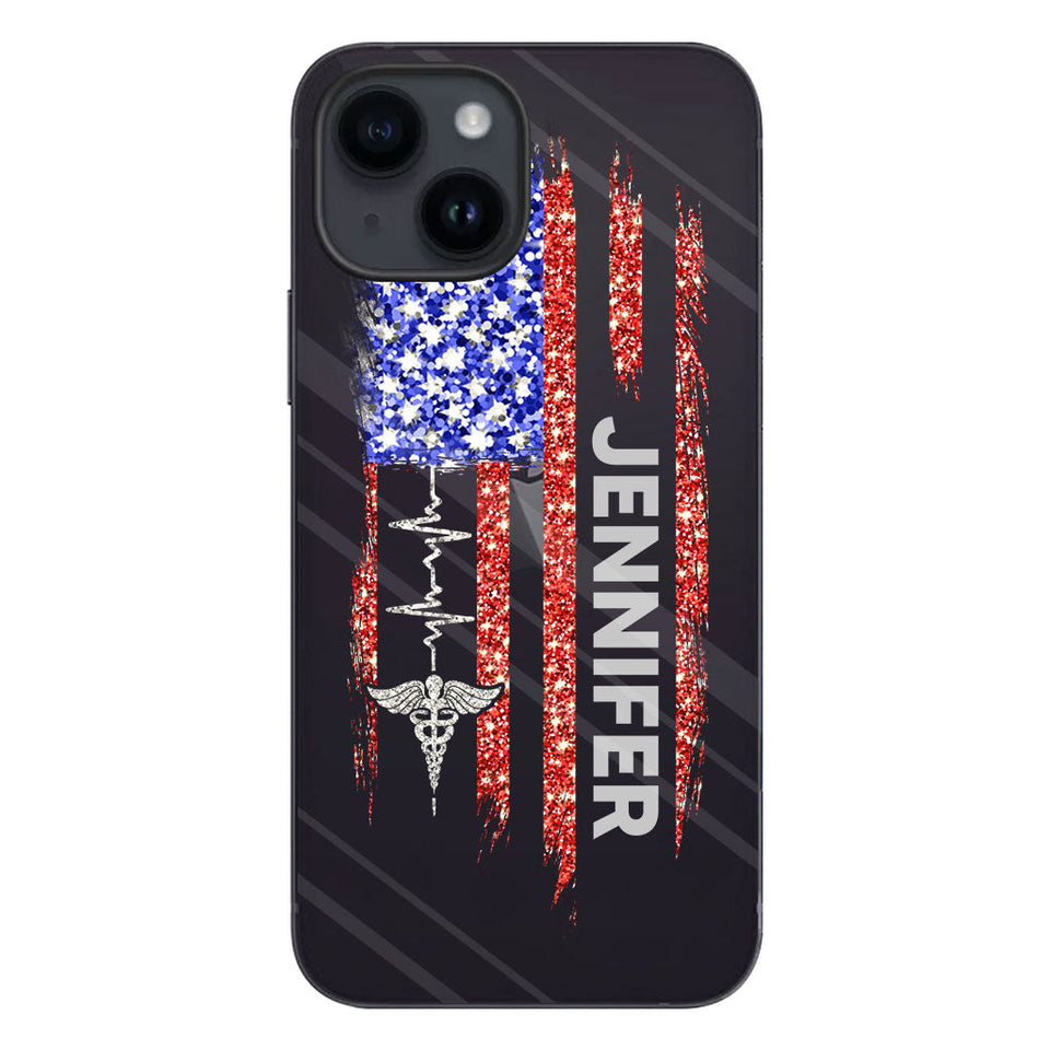 Nurse Life - Personalized Nurse Clear Phone Case