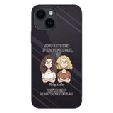If We Get Caught Partners In Crime - Personalized Bestie Clear Phone Case