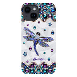 Love Dragonfly - Personalized Dragonfly Full Print Phone Case