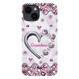 Grandma's Sweethearts Gift For Grandma, Mom,.. - Personalized Grandma Full Print Phone Case