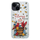 Ceux qu'on aime ne nous quittent jamais - Coque de téléphone personnalisée avec impression intégrale